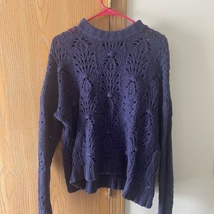 Aerie deep purple sweater